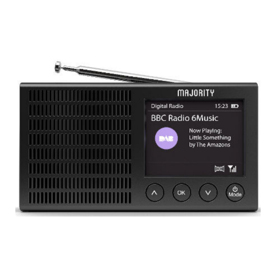 MAJORITY Eddington EDD-DAB-BLK - Digital Radio Manual