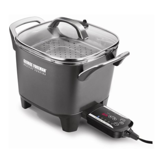 George Foreman Smart kitchen RC0995PQ Use And Care Book Manual