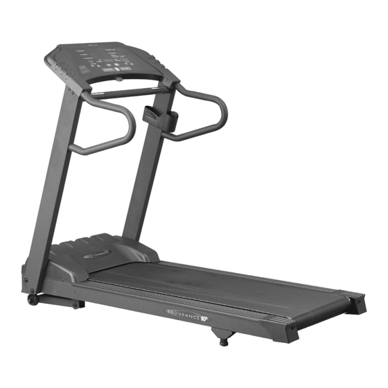 Endurance treadmill manual sale