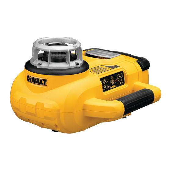 DeWalt DW079 Instructions Manual