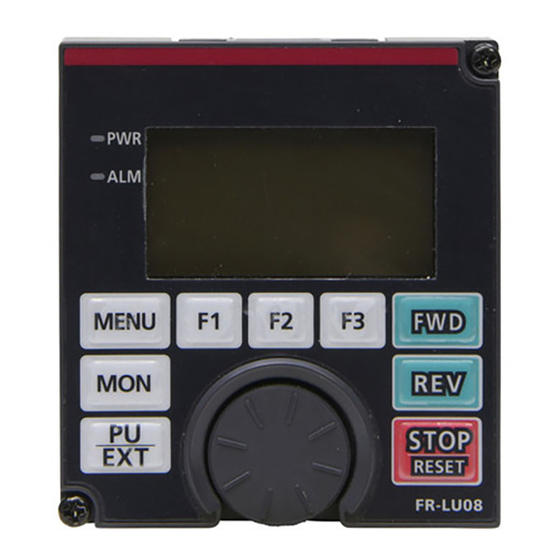 Mitsubishi Electric FR-LU08 Instruction Manual