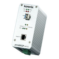 Korenix JetCon 3401G Quick Installation Manual