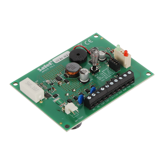 Satel APS-15 Quick Start Manual