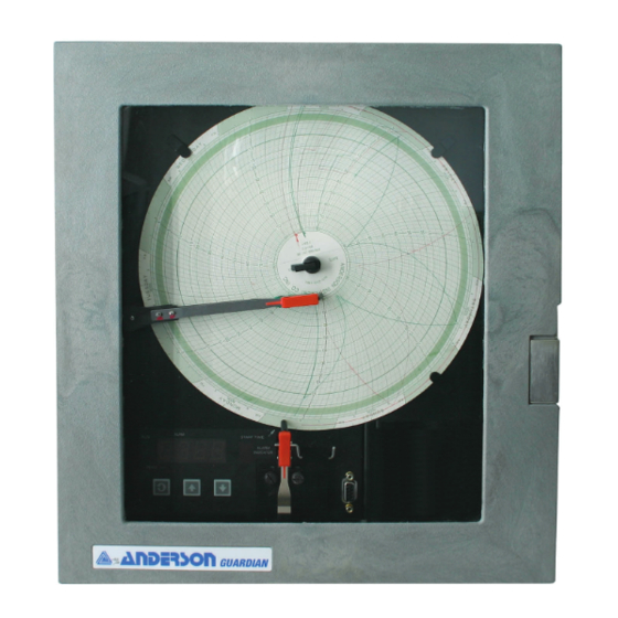 Anderson Guardian Chart Recorder Manual