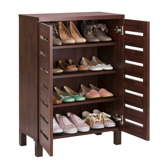 Argos Slatted 2 Door Cabinet 170/3179 Assembly Instructions