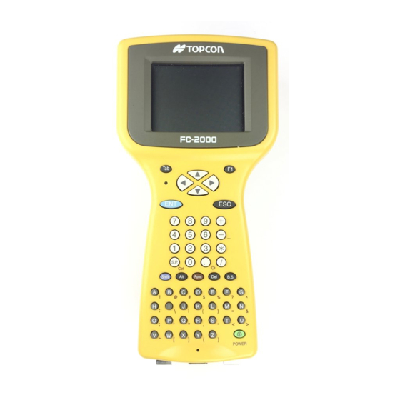 Topcon FC-2000 Instruction Manual