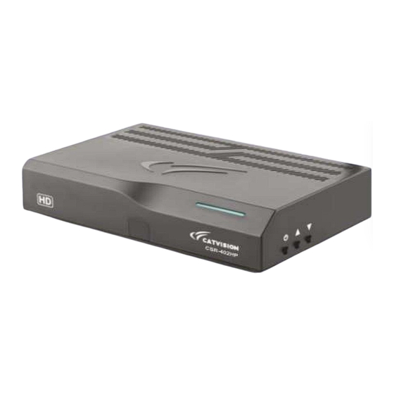 CATVISION CSR- 402HP User Manual