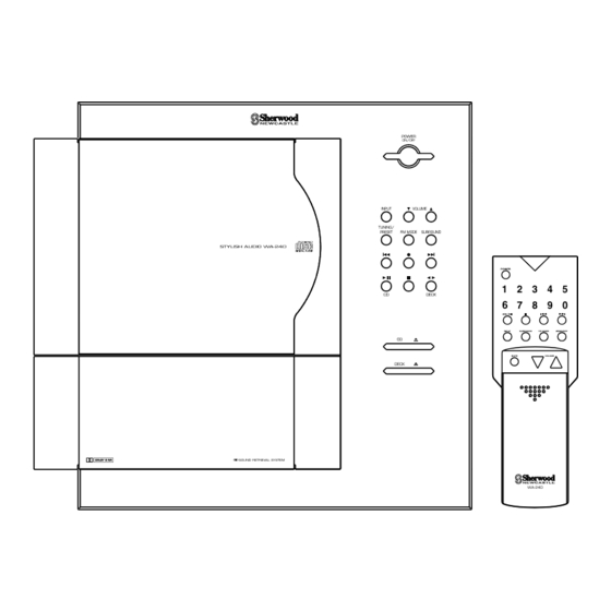 Sherwood WA-240 Operating Instructions Manual