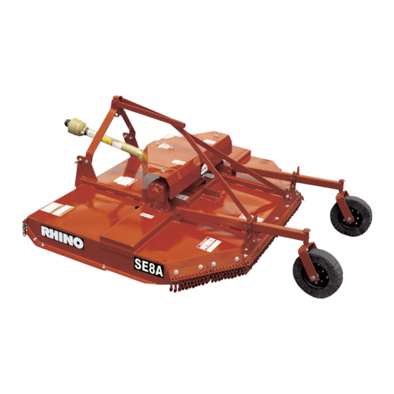 RHINO SE8A LAWN MOWER OPERATOR'S MANUAL | ManualsLib