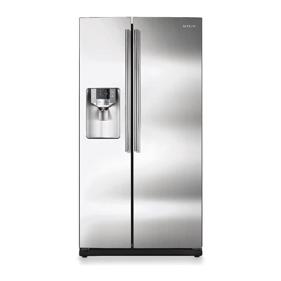samsung refrigerator model rs265tdrs owners manual