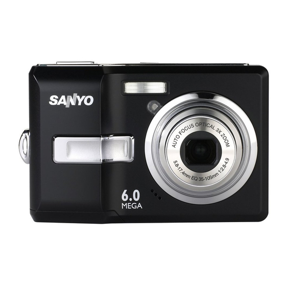 Sanyo Xacti Vpc S Digital Camera User Manual Manualslib