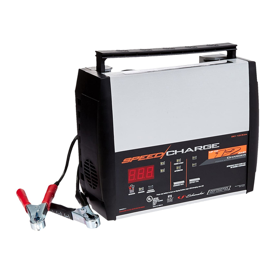 SCHUMACHER SPEEDCHARGE SC1200A BATTERY CHARGER OWNER
