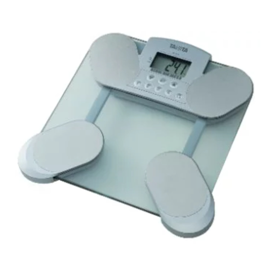 Tanita BF-681W Body Fat Monitor Calculator Scale Multi Person (4) Settings