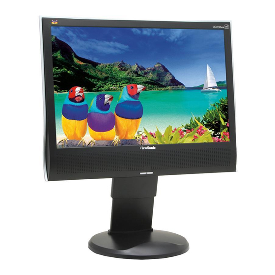 VIEWSONIC VG1930WM MONITOR USER MANUAL ManualsLib