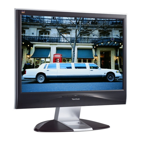 VIEWSONIC VS11446 MONITOR USER MANUAL ManualsLib