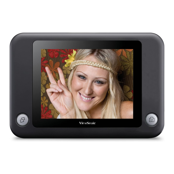 VIEWSONIC VS13784 DIGITAL PHOTO FRAME USER MANUAL ManualsLib