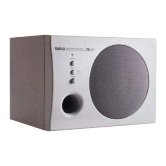 YAMAHA YSTMSW10 SUBWOOFER OWNER'S MANUAL ManualsLib