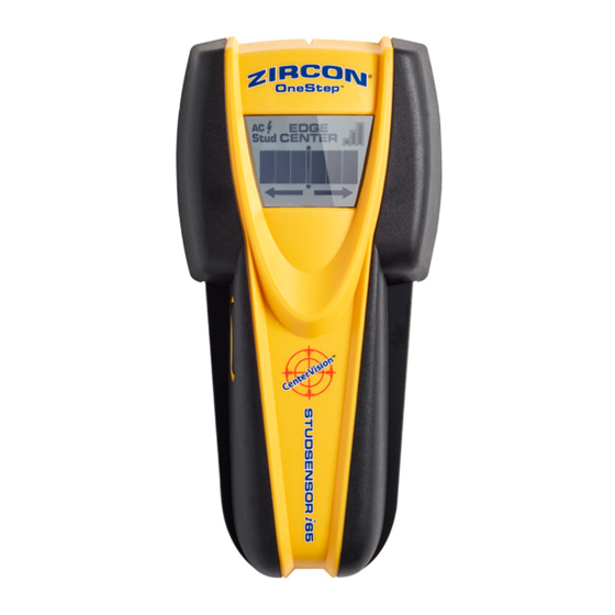 ZIRCON ONESTEP I65 STUD SENSOR USER MANUAL ManualsLib