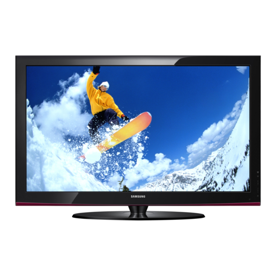 SAMSUNG PS42B430P2W PLASMA TV USER MANUAL | ManualsLib