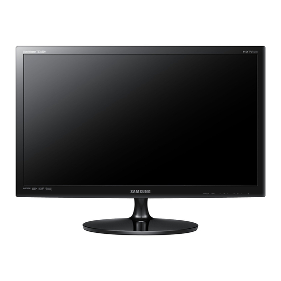 SAMSUNG SYNCMASTER T27A300 MONITOR USER MANUAL | ManualsLib