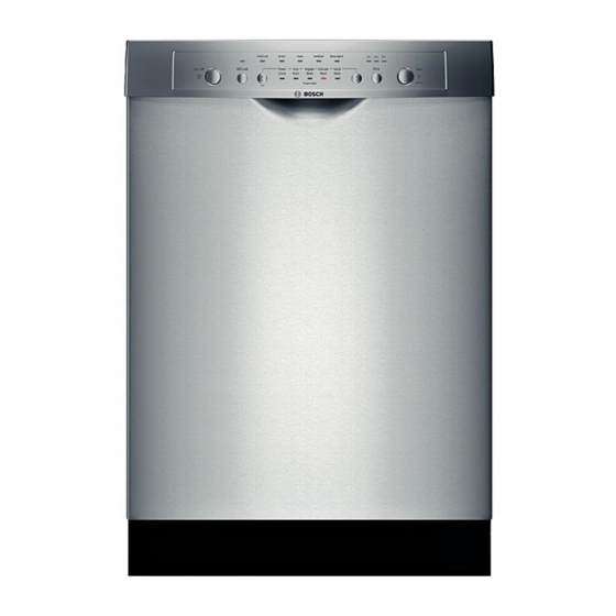BOSCH ASCENTA SHE4AM02UC DISHWASHER USE AND CARE MANUAL ManualsLib