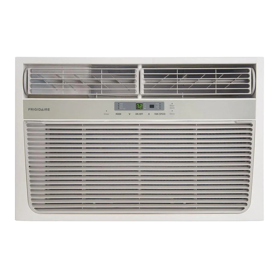 FRIGIDAIRE LRA08PZU1 AIR CONDITIONER USE AND CARE MANUAL | ManualsLib