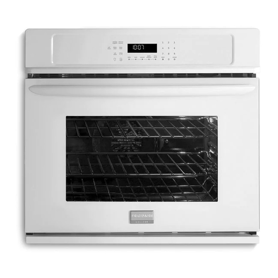 Frigidaire FPEW3085KF - 30" Single Electric Wall Oven Use And Care Manual