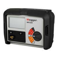 Megger MIT300 User Manual