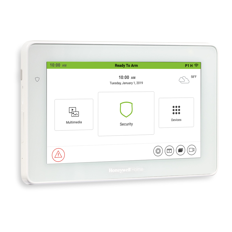 Honeywell Home TUXEDOW Installation And Setup Manual