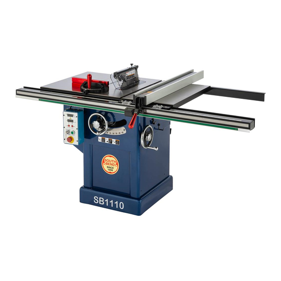 South bend SB1110 Owner's Manual