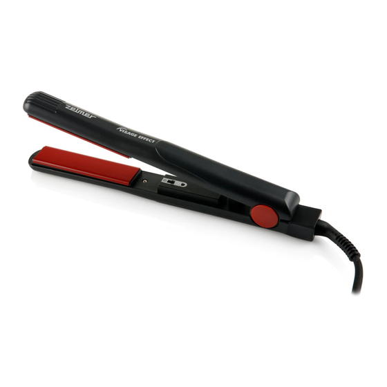 Zelmer 33Z021 Hair Straightener Manuals