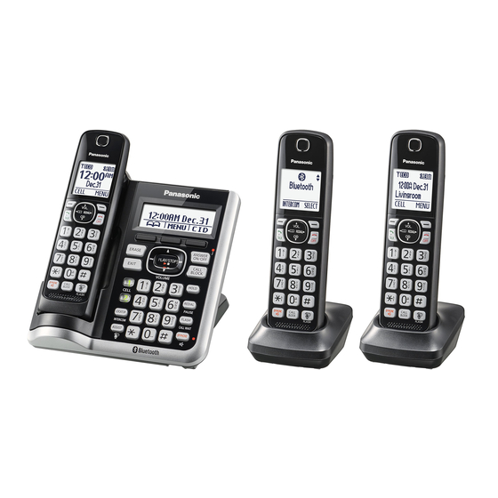 PANASONIC KX-TGF572 OPERATING INSTRUCTIONS MANUAL Pdf Download | ManualsLib