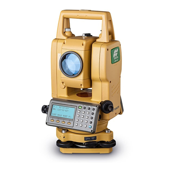 TOPCON GTS-230 SERIES INSTRUCTION MANUAL Pdf Download | ManualsLib