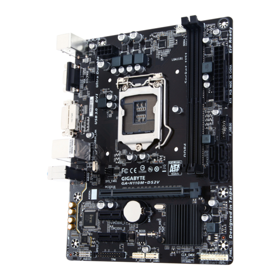 GIGABYTE GAH110MDS2V USER MANUAL Pdf Download ManualsLib