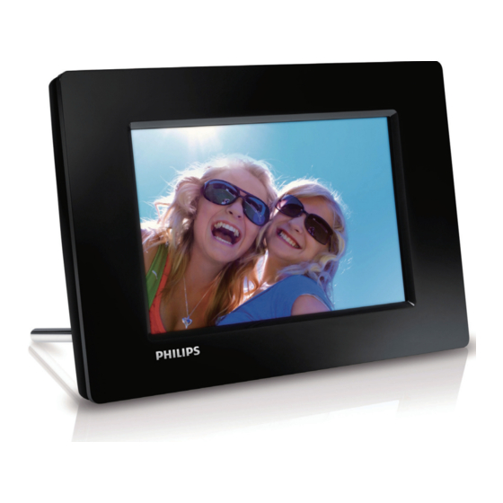 PHILIPS PHOTOFRAME SPF1207 USER MANUAL Pdf Download ManualsLib