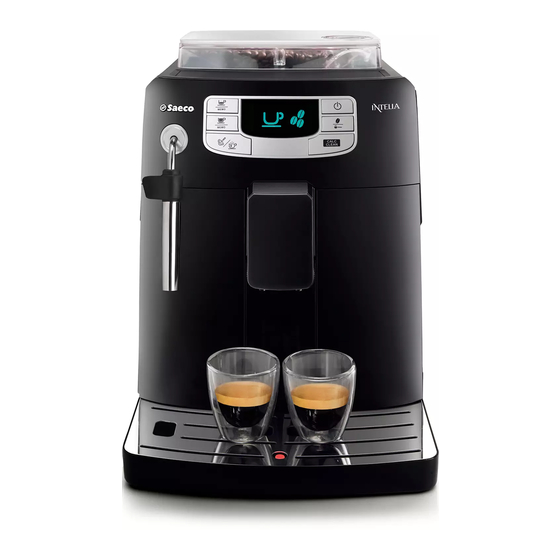 PHILIPS SAECO INTELIA EVO HD8751/14 USER MANUAL Pdf Download ManualsLib