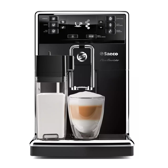 PHILIPS SAECO PICOBARISTO SM3054 USER MANUAL Pdf Download ManualsLib