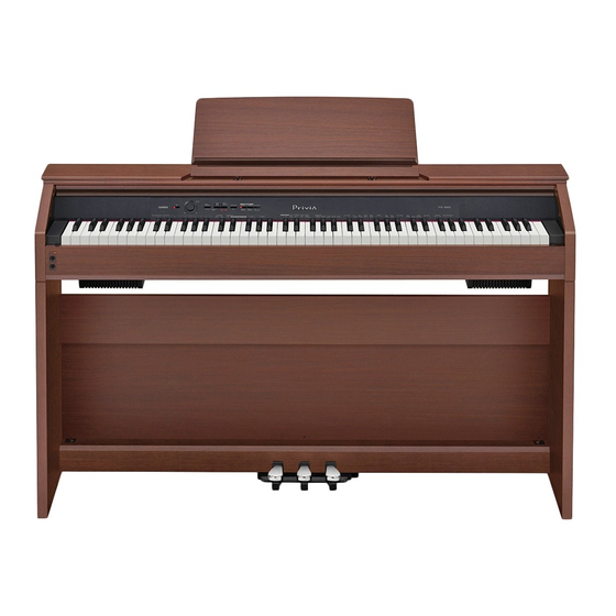 CASIO PRIVIA PX860 USER MANUAL Pdf Download ManualsLib