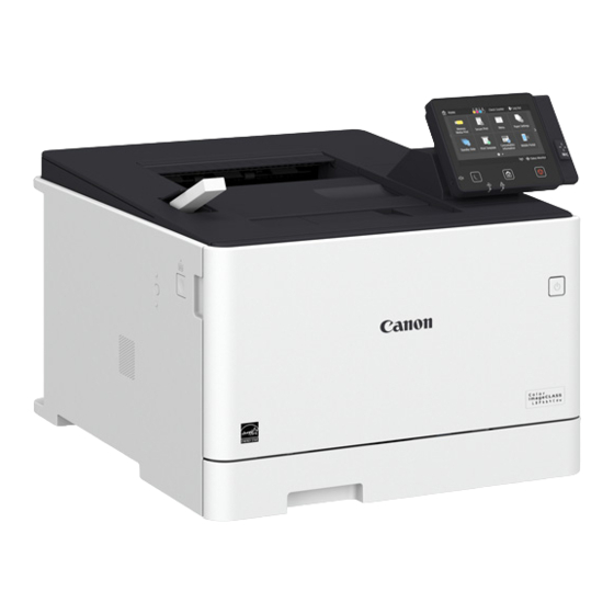 CANON COLOR IMAGECLASS LBP664CDW GETTING STARTED Pdf Download | ManualsLib