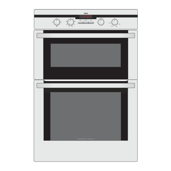 AEG COMPETENCE D57014M INSTALLATION AND OPERATING INSTRUCTIONS MANUAL
