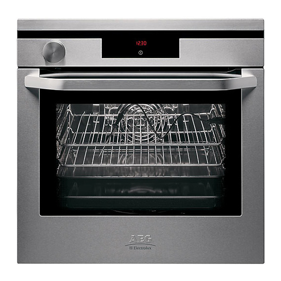 AEG COMPETENCE B98204M INSTALLATION AND OPERATING INSTRUCTIONS MANUAL