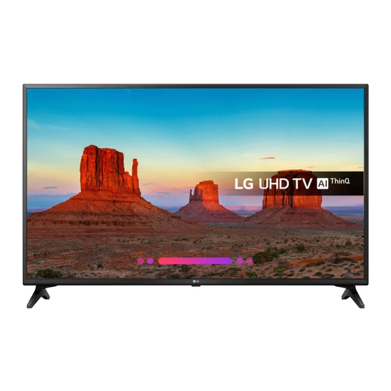 LG 60UK6200PLA 60 inch TV Manuals