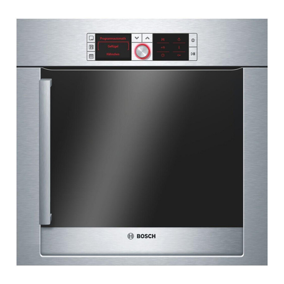 Bosch HBA78B7 0 Series Instruction Manual