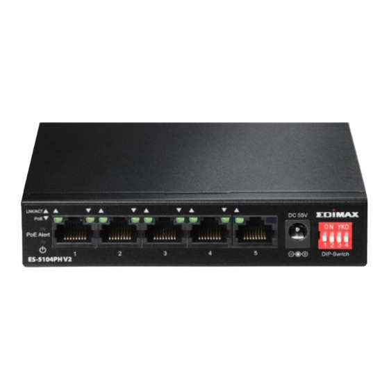 Edimax ES-5104PH V2 Quick Installation Manual
