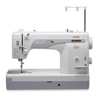 Janome 1600P series Instruction Book