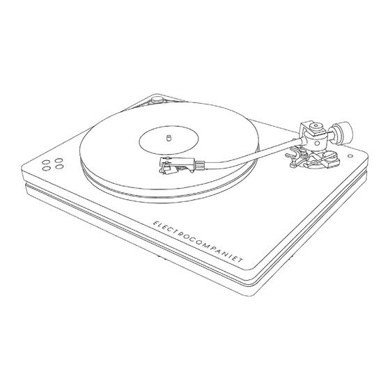 ELECTROCOMPANIET ECG 1 Owner's Manual