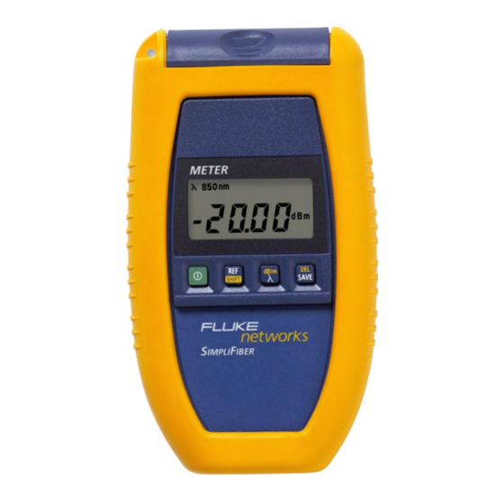 Fluke SimpliFiber User Manual