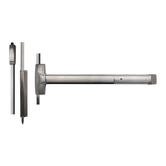 Detex ADVANTEX 80 Series Exit Device Manuals