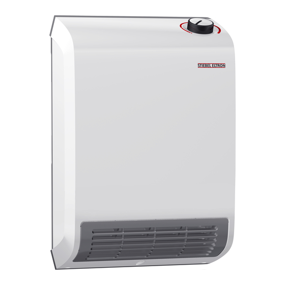 STIEBEL ELTRON CK 20 trend Fan Heater Manuals