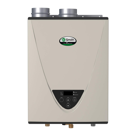 A.O. SMITH TH3SDV INSTALLATION MANUAL AND OWNER